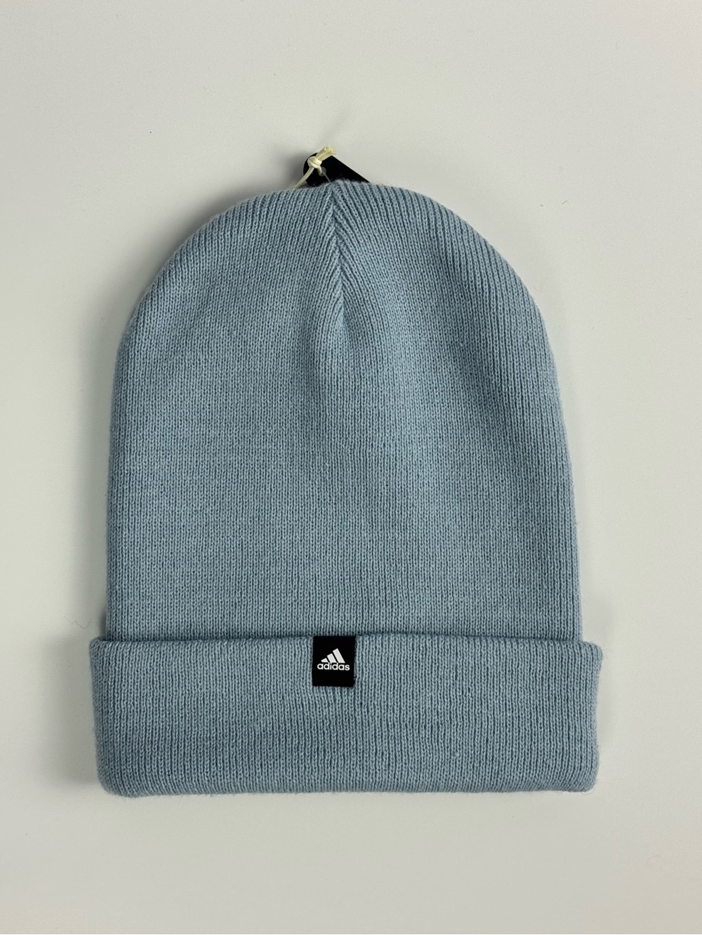 NWT adidas 3-Stripes Knit Beanie in Wonder Blue OSFW Cuffed